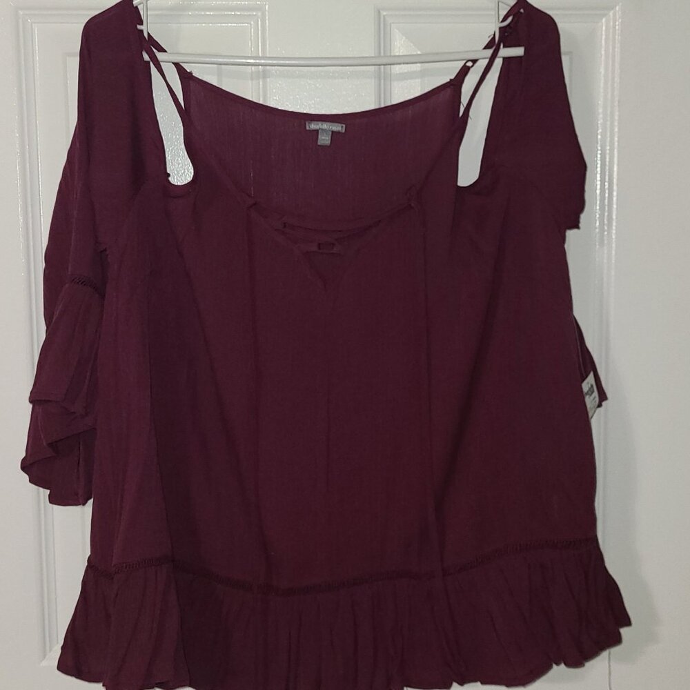 Charlotte Russe Beach Traveler top